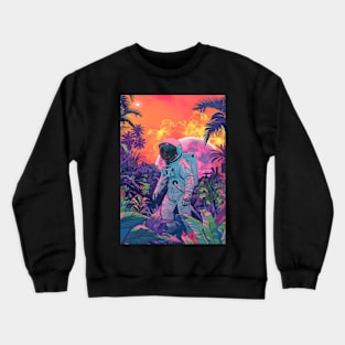 Exploring an Alien Planet Crewneck Sweatshirt